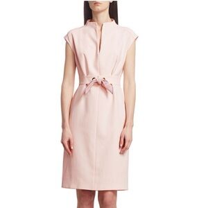 Max Mara Delfina Scarf Sheath Dress. Size 8 Fits Like A Size 4. NWT. MSRP $895